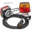 NONE 2 luci magnetiche per rimorchio a LED per rimorchio luci posteriori per camion rimorchio a 7 Pin luce posteriore quadrata 12V Caravan Van Truck Lamp