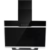 SNDOAS TopStrong Montaggio a parete 60 cm Acciaio inossidabile Filtri Easy Clean Cappa aspirante nera YYWH4060