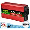 TATALIKEN Onda sinusoidale modificata con display di tensione 600W 1500W 2500W 3000W inverter di potenza inverter 12v 220v