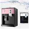 NONE Distributore di acqua da banco con caricamento dall'alto da 5 galloni Macchina per bere acqua calda e fredda in oro rosa/bianco per la casa