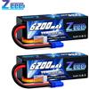 Zeee 4S 6200mAh batteria Lipo per RC Car 14.8V 80C Hardcase con spina EC5 per FPV Drone Buggy Truggy Racing Hobby RC Model Parts