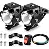 NONE Fari moto U5 Faro Faretti Fendinebbia Per HONDA XLV 600 650 700 TRANSALP NX 650 FMX 650 XRV650 TRX 300EX