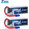 ZEEE 2 pz Zeee 6S Lipo Batteria 3300 mAh 22.2 V 120C Softcase con Spina EC5 per RC Auto FPV Drone Camion Serbatoio RC Aereo Gara Parti di Hobby