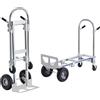 SucceBuy Carrello pieghevole industriale pesante in alluminio per camion a mano pieghevole per trasporto e spostamento nel supermercato di magazzino