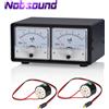 Douk Audio Nobsound Tester per sonde di corrente a doppia polarizzazione a 8 pin + doppio misuratore di amperometro di grandi dimensioni per tubi EL34,KT88,6L6,6V6,5881,6550,KT66,KT100,KT120