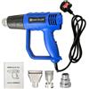 DayPlus Pistola ad aria calda con pistola termica elettrica da 2000 W, 300 ℃ e 600 ℃ , 300-500 l/min, 3 ugelli, riscaldamento 1,5 s, per spelare la vernice restringente