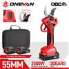 ONEVAN Brushless 55MM Cesoie elettriche da potatura 2Gear Forbici elettriche Rami di albero Attrezzo elettrico da giardino per Makita 18V Batteria Pin