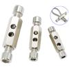2 pezzi per morsetti per carichi pesanti da 4/5/6 mm pinza per codice di sollevamento lampada regolabile con chiave per cavo a fune metallica elementi di fissaggio in metallo