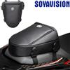 SOYAVISION Borsa per sedile posteriore per moto impermeabile Borsa a tracolla multifunzione a tracolla Borsa da coda per moto per Harley BMW Honda Motocross
