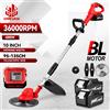 ONEVAN 10 pollici Brushless Elettrico Tosaerba Cordless Tagliaerba Lunghezza Regolabile Attrezzo Da Giardino Per Makita 18V Batteria Spille