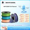 ANYCUBIC Filamento per stampante 3D PLA Multicolor 1.75mm Materiale in gomma plastica ecologica per stampante 3D FDM K3 Combo S1C