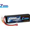 Zeee 3S 9000mAh Lipo Batteria 11.1V 100C Deans Connettore con Piastre Metalliche per RC Auto Camion Buggy Carro Armato RC Modelli Hobby Parti RC
