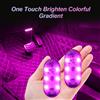 NONE Luce LED Multicolore per Auto con Sensore Touch Wireless, Lampada da Tetto, Luce di Lettura Mini USB Ricaricabile, Accessori per Interni Auto