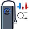 NONE Gonfiatore per ruote, compressore d'aria elettrico per auto, gonfiatore per pneumatici portatile per auto, biciclette, palloncini, materassi, ecc. MDHL