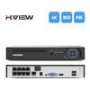 H.view NVR PoE 4K 8CH Sistema di Sicurezza CCTV 8MP con Rilevamento Facciale H.265 Registratore Video di Sorveglianza di Rete Audio Video XMEye Pro Onvif