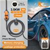 feyree Caricatore EV Portatile Feyree Tipo 2 16A 3.5kW, Cavo di Ricarica EVSE 5m con Spina Schuko, Corrente Regolabile per Auto Elettriche