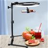 BTFOOR 26CM Fotografia Illuminazione Telefono Ringlight Treppiede Supporto per foto Led Selfie Fill Anello luminoso Lampada per video Youtube Live COOK