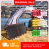 DOKIO Pannello solare pieghevole flessibile da 18 V Dokio da 100 W con kit controller 12 V Pannello solare portatile per campeggio/viaggi/camper