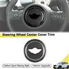 FSYHKJ Volante Centro Adesivo Decorativo Copertura Trim per BMW Mini Cooper 2014-2024 Accessori Interni In Fibra di Carbonio F55 F56