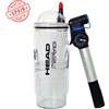 HEAD X3 Pompa pressurizzatore per palline da tennis e padel + Pompa ad aria 22 cm - Mantenere e recuperare la pressione tra fiammiferi, marca Head