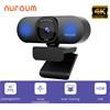 NUROUM V32AF 4k Full Hd PC Camera Webcam Ai Noise cancelling & Farming Conference Podcast Camera Web Camera per sala conferenze