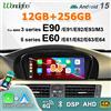 wondefoo Autoradio Android 15 con Schermo per BMW Serie 3/5 E60 E61 E63 E64 E90 E91, Carplay, Android Auto, Stereo Multimediale, GPS, 4G LTE