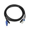 SHEHDS Powercon Plug e DMX Signal Line Connection 2/3 metri cavi manuali accessori per l'illuminazione per Stage DJ Disco