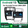 HIZPO 10.1 " Hizpo 2Din Android13 Autoradio per Hyundai Tucson 2004 - 2009 Navigazione GPS RDS DSP 4G CarPlay UI8581 Sistema Intelligente