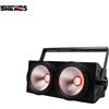 SHEHDS Ad Alta Potenza 2 occhi 200W Freddo Caldo/RGBWA+UV 6in1 LED COB Blinder Per Stage Theater Uplight Effetto Decorativo Luce
