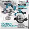 YOFIDRA 10800RPM 5/7 Pollici Sega Circolare Elettrica Palmare Multifunzione Ricaricabile Macchina Da Taglio Per Makita Batteria Spille