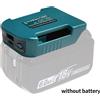 NONE 1pc Per Makita 18V e 40V Con USB Con Tipo-C Supporto Della Batteria Per Makita Batteria BL1840 BL1850 BL1860 Adattatore del Caricatore di Ricarica