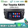 wondefoo Autoradio 8G128G con Carplay Wireless Android 15, Lettore Multimediale 2 DIN per Toyota RAV4 2006-2012, Stereo con Schermo LTE