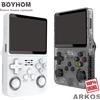 BOYHOM Console di Gioco Portatile Retro Open Source da 128GB, Sistema Linux, Schermo IPS da 3,5 Pollici, Lettore Video Tascabile