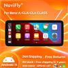 MEKEDE Autoradio wireless CarPlay Android 14 per Mercedes Benz Classe A W176 GLA X156 CLA C117 Navigazione multimediale All in One