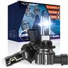 NOVSIGHT H7 LED H4 Lampadine per fari 9005 2PCS H11 Faro per auto Fascio alto e basso Mini formato 50W 10000LM Faro 6500K Fendinebbia bianco
