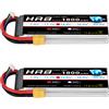 hrb 1/2PC HRB 4S Lipo Batteria 14.8v 1800mah RC Lipo 50C con Connettore XT60 per UAU aereo fpv droni RC Camion Auto Monster RC Barca