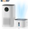 rouny Purificatore d'aria con umidificatore combinato per allergie domestiche e peli di animali domestici, fumatori in camera da letto, filtro H13 True HEPA, 2-in-1