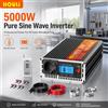 HOULI Inverter a Onda Sinusoidale Pura 12V 24V DC a AC 220V Convertitore di Frequenza 3000W 4000W 5000W 6000W Trasformatore Auto 50HZ