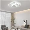 OUKANING Lampada da soffitto a LED Cloud 22" Illuminazione moderna e minimalista 52 cm per soggiorno Camera dei bambini Camera da letto
