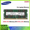 SAMSUNG DDR4 Memoria per laptop SODIMM RAM per CPU Intel o CPU AMD 4GB 8GB 16GB 3200 2666 2400 Ram Memoria per laptop ad alte prestazioni