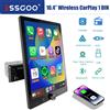 ESSGOO Touch Screen IPS Girevole da 10.1 Pollici Singolo DIN Unità di Testa Stereo per Auto Wireless Carplay Android Auto Radio USB AUX TF