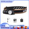 Sofirn HS10 USB C ricaricabile Mini 16340 lampada frontale 1100lm TN3535 90CRI angolo torcia ottica TIR con magnete coda 2 gruppi