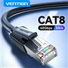 Vention Cavo Ethernet CAT8 40 Gbps 2000 MHz CAT 8 Rete Cavo Lan Internet ad alta velocità per PC Laptop Cavo RJ45 router PS5 4