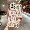 NONE Cover per Telefono con Grafica Albero di Natale per Samsung Galaxy S26 S25 S24 S23 Ultra S22 Plus S21 FE A16 A35 A55 A34 A54 A33 A53 A52