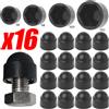 NONE 4-16 pezzi cupola porta auto vite tappo di protezione coperchio esposto esagono in plastica M6 M8 M10 M12 bullone dadi per Toyota Corolla Rav4 Yaris