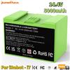 powtree Batteria di ricambio i7 da 14,4 V 5000 mAh per iRobot Roomba e e i Series i7+ e5 7150 7550 i3 3150 i3+ 3550 i4 4150 i4+ 4624864