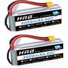 hrb 1/2pcs HRB 14.8V 4000mah RC Batteria 4S Lipo Batteria 60C Con connettore XT60 per RC Auto Camion Monster RC Aereo Drone Barca
