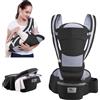 dajinbear Zaino ergonomico per marsupio neonato marsupio per neonato marsupio anteriore ergonomico canguro Baby Wrap Sling Travel
