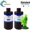KINGROON 405nm UV Resina standard per stampante 3D Photon Mono X Materiale di stampa LCD sensibile ai raggi UV normale 1 kg 2 kg Grigio Nero Pelle