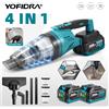YOFIDRA 12KPA 4 IN 1 Aspirapolvere Elettrico Senza Fili Multi-funzione di Pulizia Domestica Strumento di Potere Per Makita 18V Batteria Spille